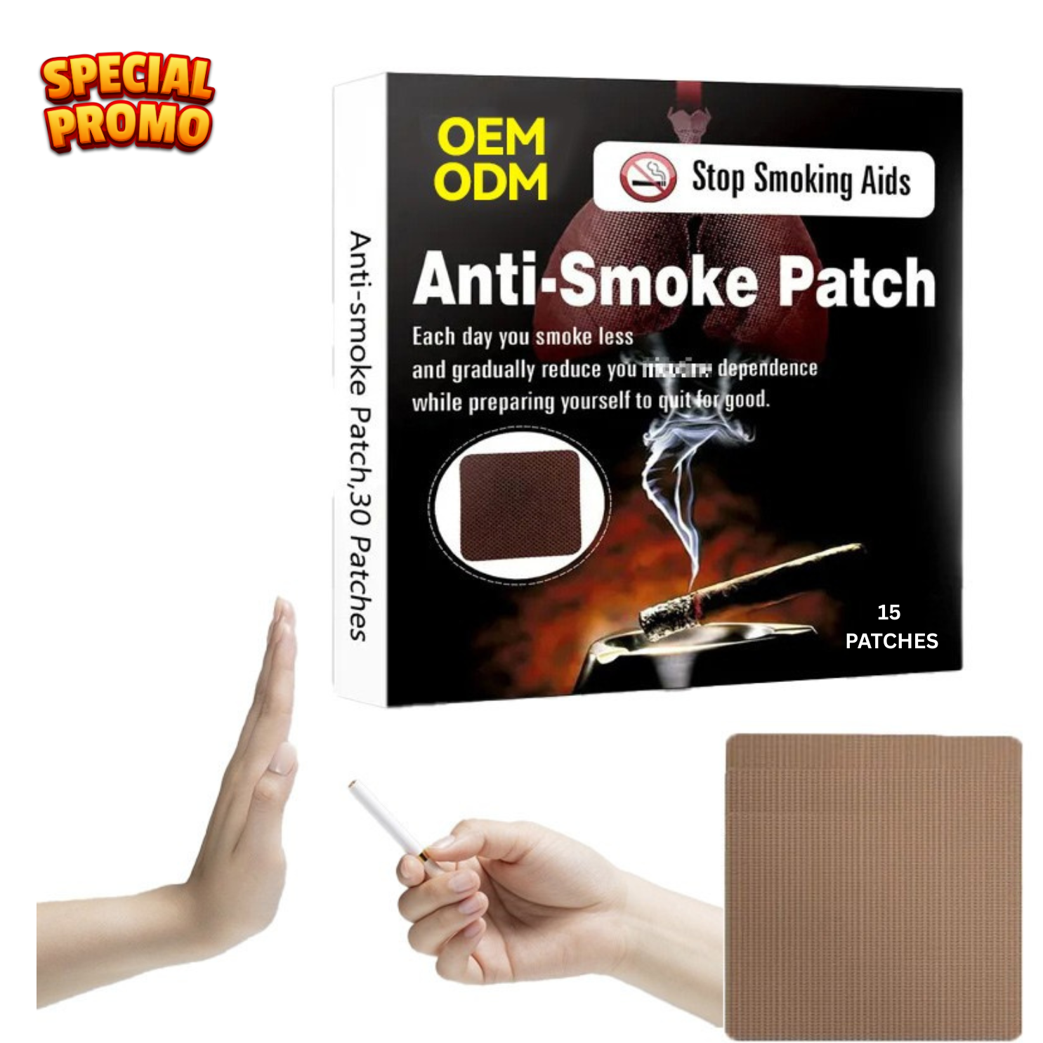 Patchs Anti-Tabac – Sevrage Naturel et Efficace