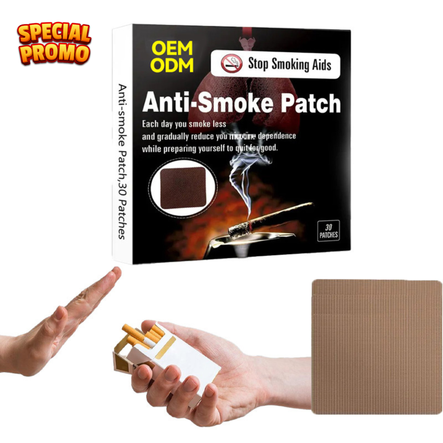 Patchs Anti-Tabac – Sevrage Naturel et Efficace