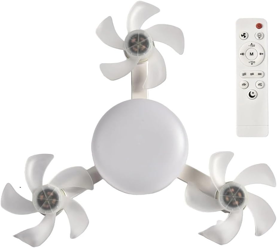 Ventilateur Ampoule (E27) LED 2-en-1