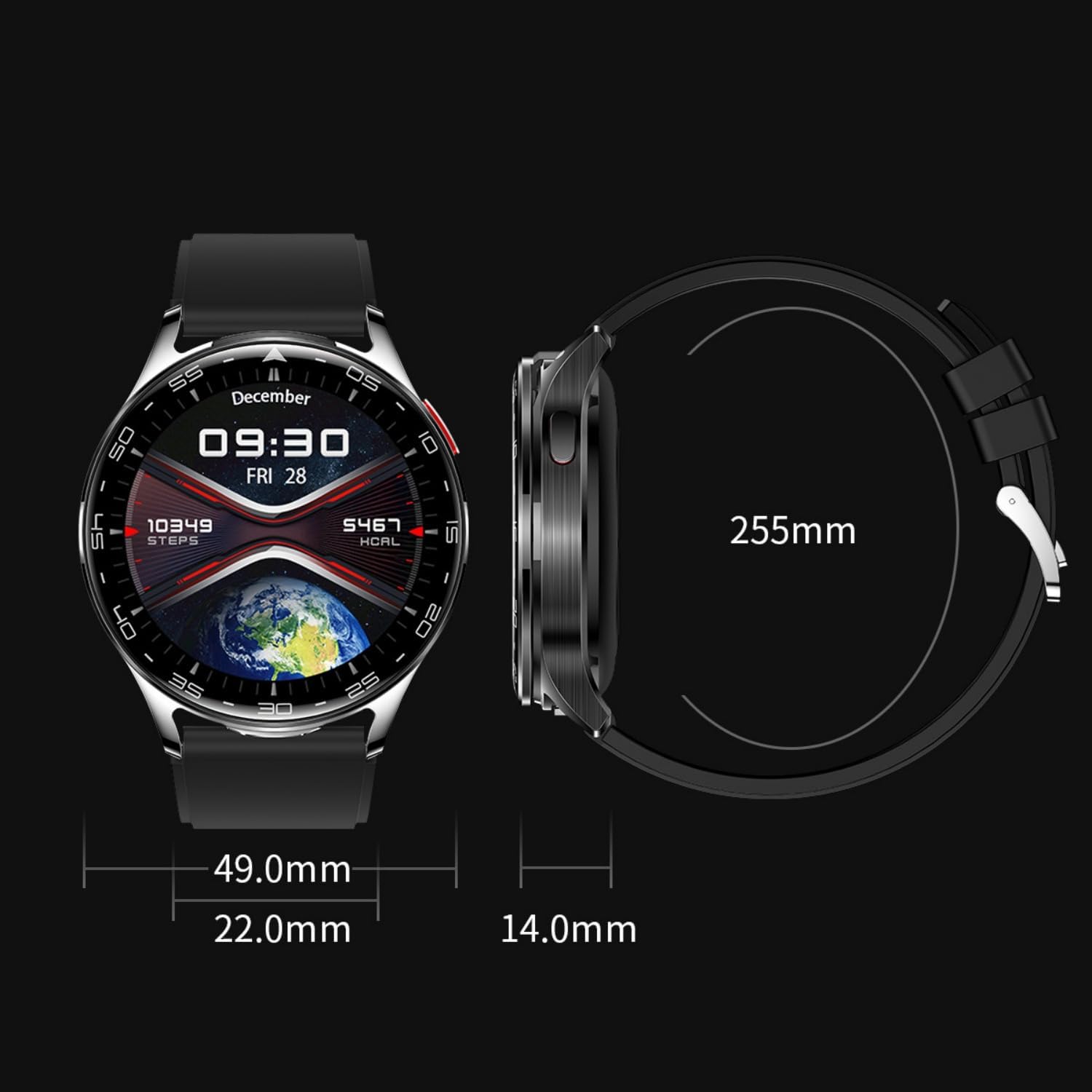 Montre Connectée 2-en-1 avec Écouteurs